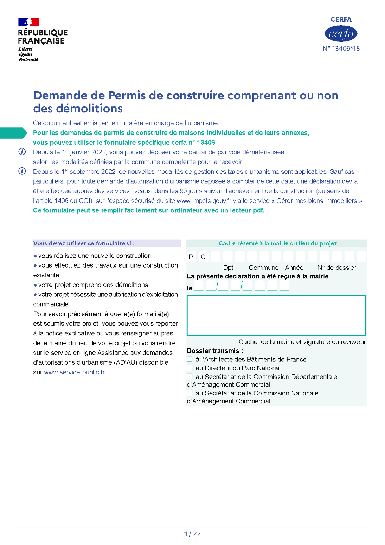 Permis de construire