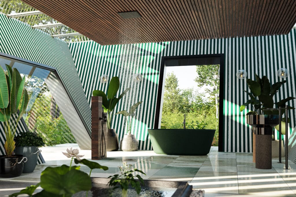 Aménagement salle de bain - Rendu 3D