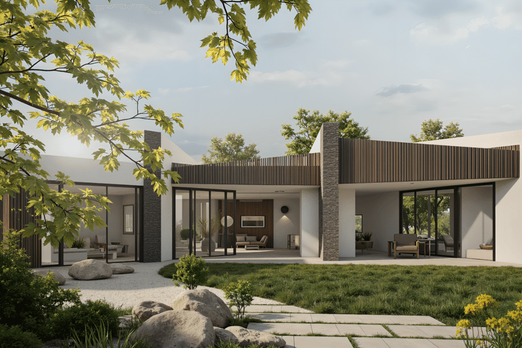 Perspective maison individuelle