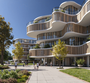 marche public perspective 3D 01 1 Agence d'architecture d'intérieur et studio de 3D