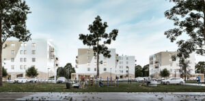 perspective marche public Agence d'architecture d'intérieur et studio de 3D